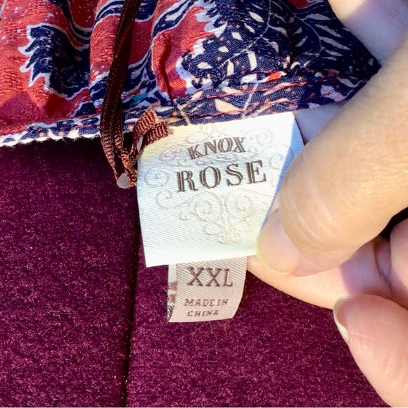 NWT Knox Rose Orange and Blue Floral Dress - Picture 6 of 6